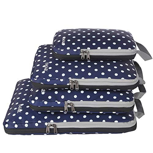 ANYLION Compression Packing Cubes, 6 Set Waterproof Compression Packing  Cubes for Carry on Suitcase, Luggage Organizers Packing Cubes Set for Travel  Essentials, Blue - Yahoo Shopping