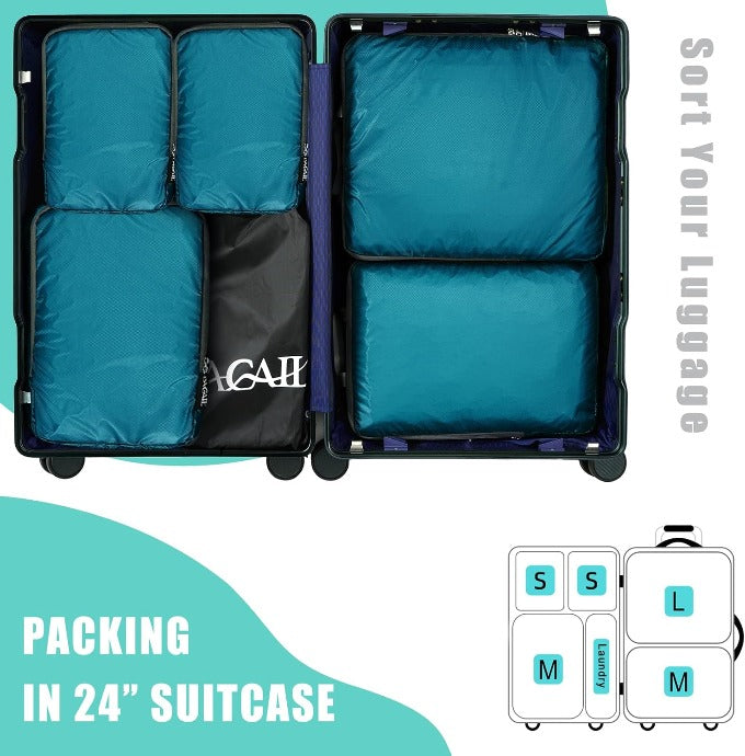 70D Ultralight Compression Packing Cubes Packing Organizer with Shoe B –  Bagail