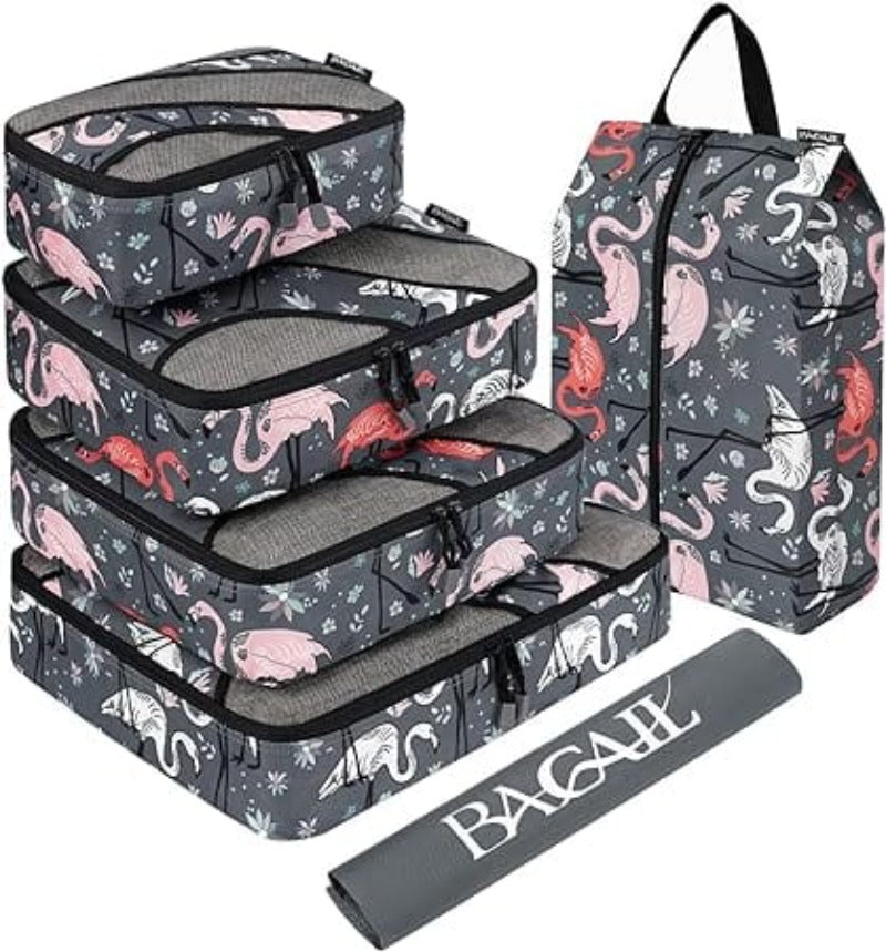 Packing Cubes Luggage Packing Organizers with laundry bag and shoe bag –  Bagail