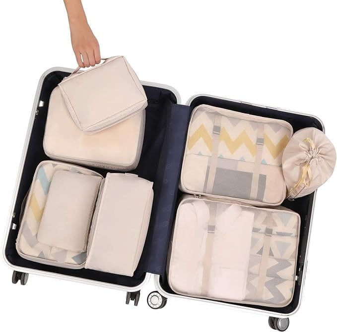 Packing Cube for Travel, Compression Bags Organizer for Luggage（XL size）