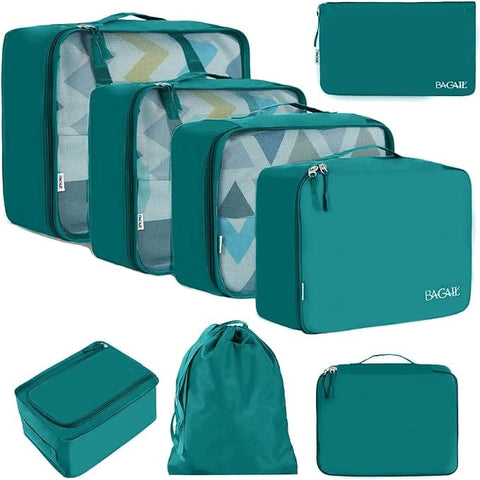 Packing Cubes Luggage Packing Organizers with laundry bag and shoe bag ...