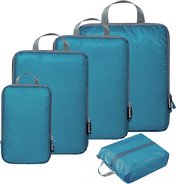 Compression Packing Cubes Travel Expandable Packing Organizers（4 Set） –  Bagail