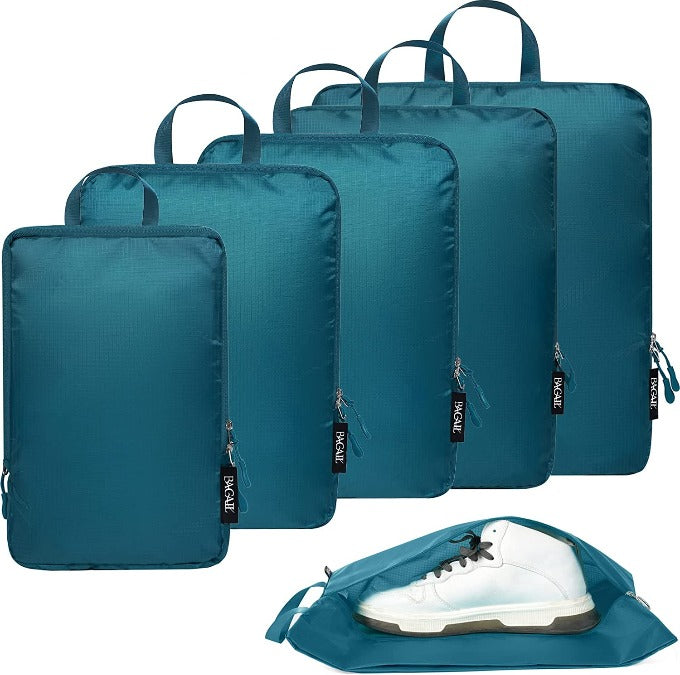  BAGAIL Compression Packing Cubes + Digital Luggage Scale