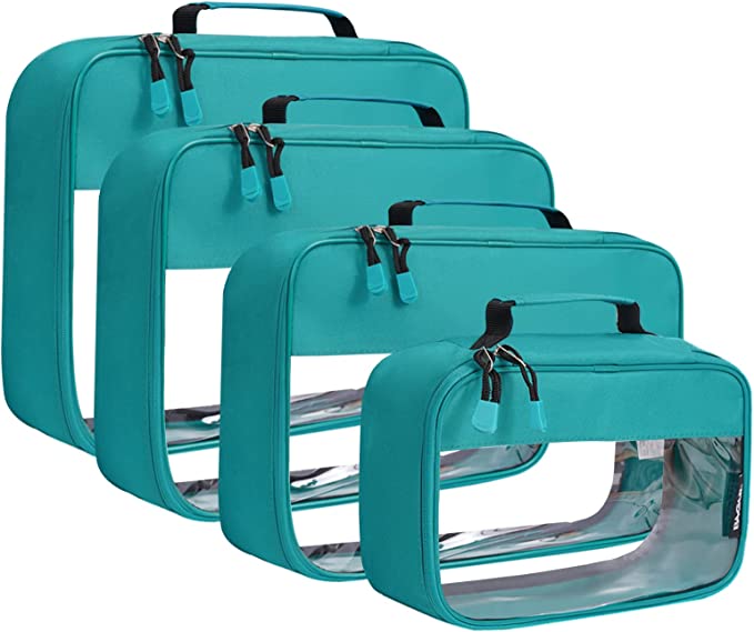 Packing Cubes, Set Of 6, Luggage Organizer Bags
