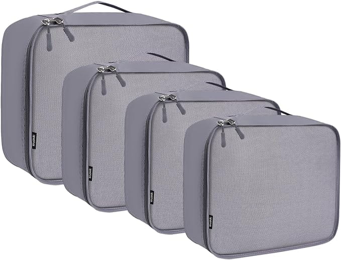 Packing Cubes Various Sizes Packing Organizer (4 Set ) - Grey