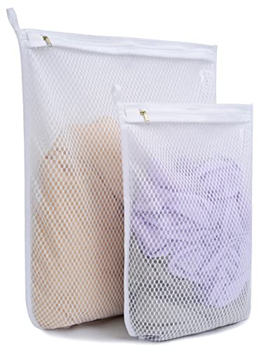Buy EEEZEEE 1 PC Mesh Laundry Clothes Washing Bag for Laundry, Blouse, Bra,  Hosiery, Stocking, Underwear, Lingerie - Durable Mesh Laundry Bag with Zip  Closure White Color - Lowest price in India| GlowRoad